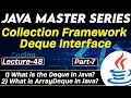 Java Collection Framework Deque Interface Part-7 What is the Deque in Java Tpoint Tech