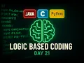 Logic Oriented Coding Day-21 C Java Python Explained in Telugu technicaltopics Live