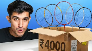 Top 5 rackets under ₹4000 for singles and doubles !
