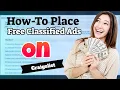 How-To Place Free Classified Ads On Craigslist