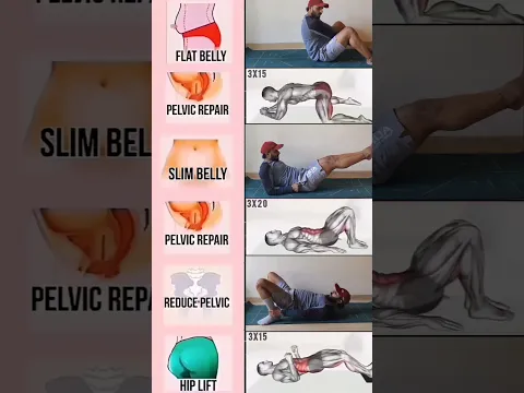 Belly+Pelvic+Glutes workout 🔥#shorts