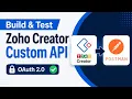 Zoho Creator Custom API Tutorial 2026 Fetch Zoho CRM Data Test with Postman OAuth2