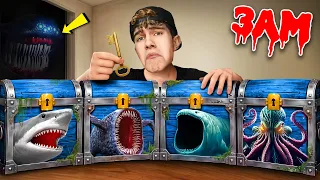 ÖFFNE NIEMALS MYSTERY BLOOP SEA EATER EL GRAN MAJA SCHATZTRUHEN um 3 UHR!!