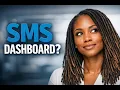SMS dashboard setup delivery rates volume replies