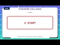 Synonym Challenge Similar Words Quiz Practice