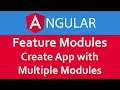 Angular Tutorial in Hindi Feature Modules - Create App with Multiple Modules