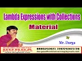 Download Lambda Expressions with Collections Material