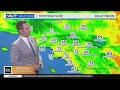 Cool temperatures move in as tropical storm moves out