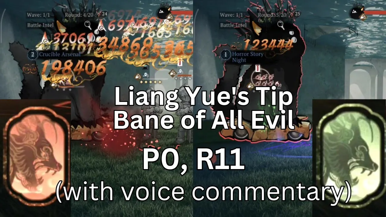 Outline Video How to Maximize Bane of All Evil - Liang Yue's Tip - Reverse 1999