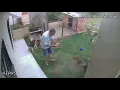 Man blows up his back garden