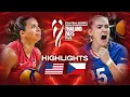 Download Lagu USA 🇺🇸 vs. Czechia 🇨🇿 - Highlights | Women's World Championships 2025