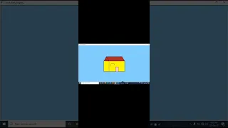draw house graphic using python turtle