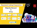 Majority Element in Array Placement Coding Questions in Python Placement Preparation