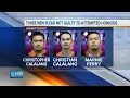 Three men plead not guilty in Manitowoc County attempted homicide