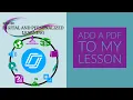 Nearpod Add a PDF to a Nearpod Lesson