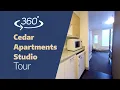 UW HFS Cedar Apartments Studio 360 Tour