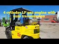 Daewoo 6K with NEW solid pneumatic tires