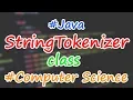 String Tokenizer class in Java - with example String Programs in Java