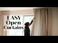 Ikea Vidga ceiling track install - smooth glide curtains