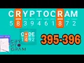 CRYPTOGRAM Word Logic Puzzles level 395 396