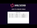 How to Create a Table in Html Part 2 Basic Html Css Tutorial For Beginners Class 4