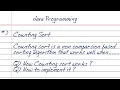 Counting Sort Algorithm in Java Complete Tutorial 2025