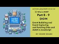dom in javascript event bubbling and capturing in javascript ajax in javascript fetching data