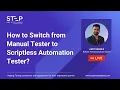 How to Switch career from Manual Tester to Script-less Automation Tester I Free Online Webinar I RTA