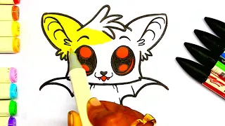 How to draw Vampire Cartoon Vampire colours Coloring Pages Vampire drawing anime