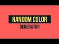 How to Make Random Color Generator using Javascript