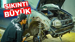 ARABA İÇERİDEN ÇÜRÜMEYE BAŞLAMIŞ Twingo 2.Bölüm