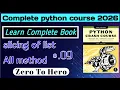 09 Use List Slicing in Python Learn Python Step-by-Step With Book Start Here in 2026