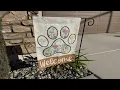 Welcome Dog Paw Large Wildflowers Leaves Spring House Flag - Full design breakdown Watch Here