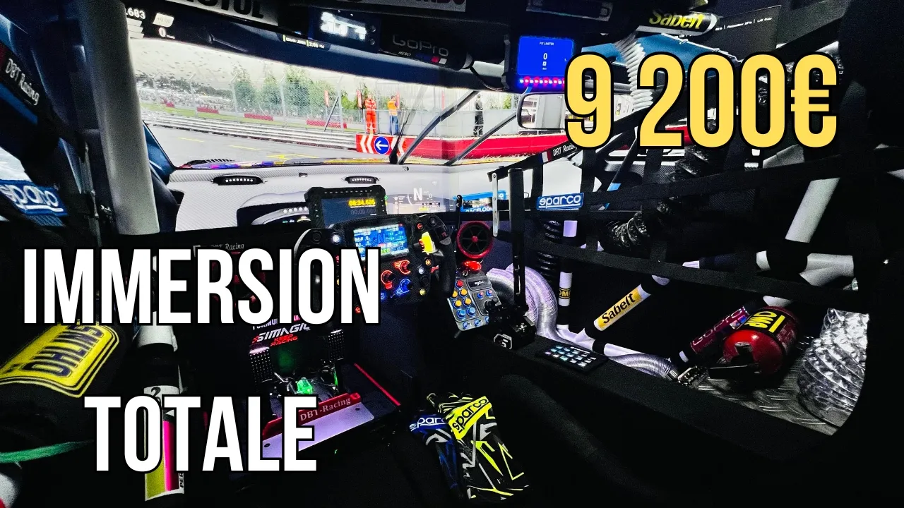 Il a transformé sa pièce en vrai cockpit de course — Setup Sim Racing 100% fermé (Setup Review)
