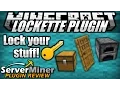 How to lock chests and doors in Minecraft with Lockette Plugin