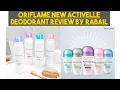 Oriflame new Activelle antiperspirant deodorant and spray review by Director Rabail
