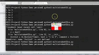 Tkinter - GUI Example Multiple Display Frames Class Structu