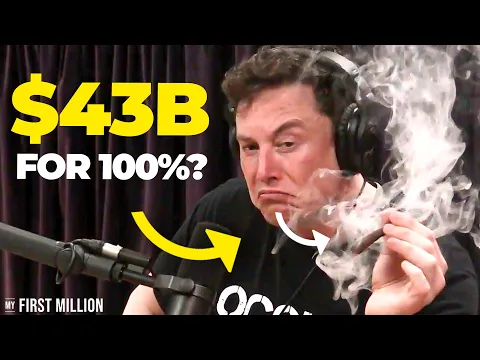 Elon Musk Offers To Buy Twitter For $43 Billion | The Breakdown By My First Million thumbnail