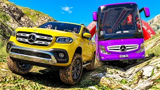 FRANKLİN SÜPER OTOBÜSLERİ VE ARABALARI BULDU - GTA 5 MODS