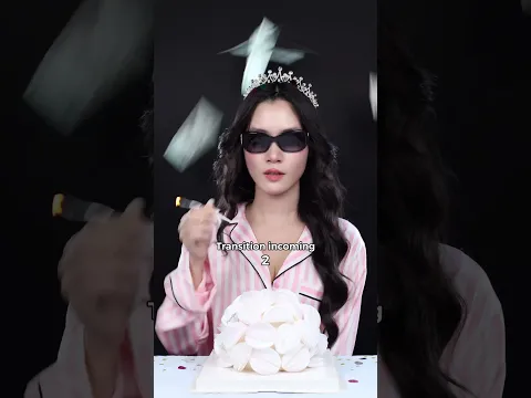 Save this transition for your birthday! Follow me for more transition ideas! #birthdaytrend