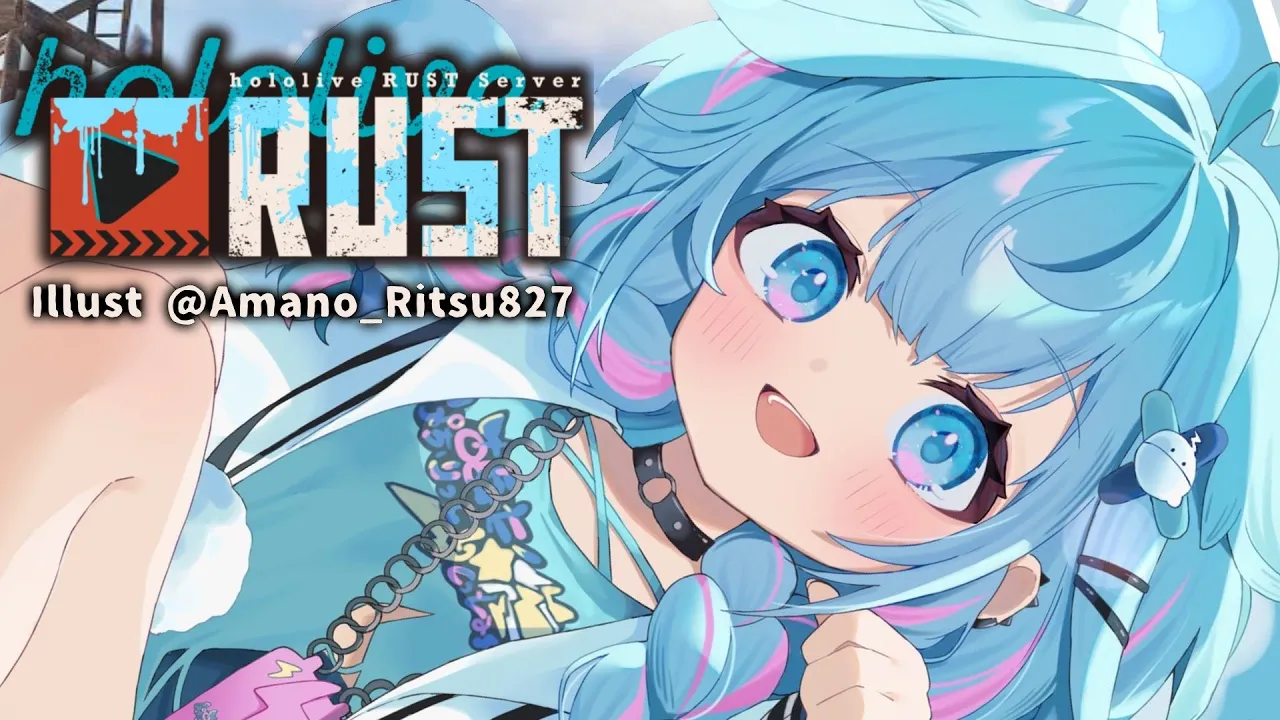 【#holoRUST】サバゲーと強化をしたい初心者RUST#5【水宮枢／FLOW GLOW】#hololiveDEV_IS