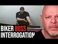 Police interrogation of outlaw biker president