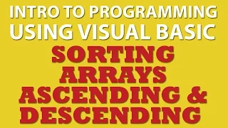 Visual Basic Programming Challenge Sorting Arrays Ascending and Descending