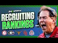 2023 College Football Recruiting Team Rankings Alabama Georgia Texas Oklahoma Ohio State