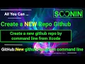 How push Xcode project to new Git repository with Command Line init Commit Push fetch VCS