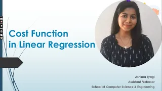 Cost Function in Linear Regression Mean Squared Error in Machine Learning