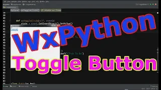 wxPython GUI Programming Toggle Button