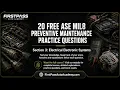 ASE MIL8 PMCS Practice Test Part 3 - Electrical Electronic Systems