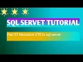 Part 51 Recursive CTE in sql server