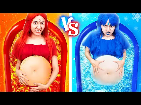 Download MP3 Hot Pregnant Vs Cold Pregnant - Funny Stories About Baby Doll Family